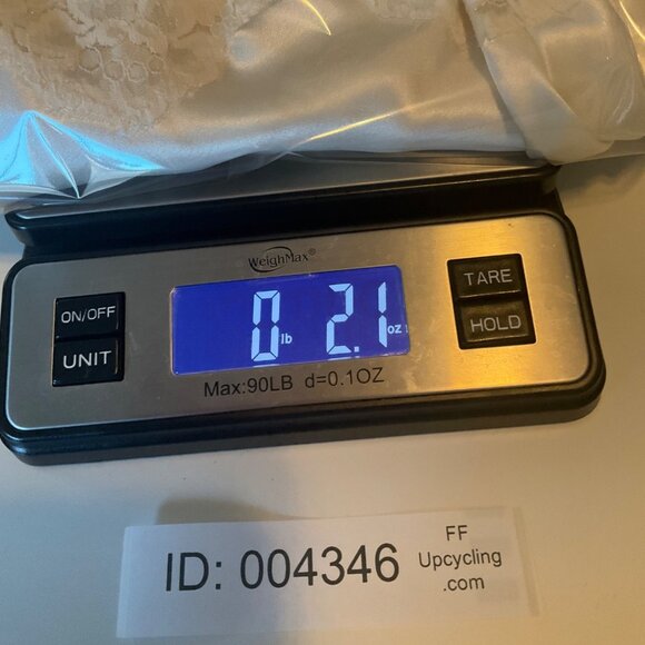 VTG Fantasies By Morgan Taylor Cream Half Slip Mini Dress Satin Lace Coquette - Picture 12 of 12